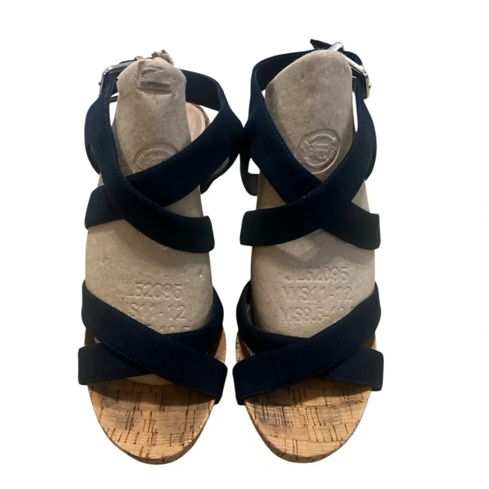 INC International Concepts Navy Cork Wedges